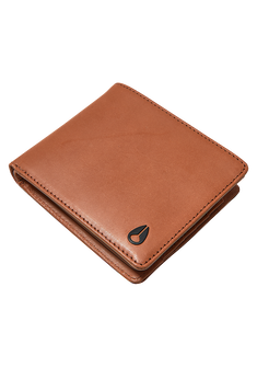 Pass Leather Coin Wallet - Saddle