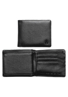 Pass Vegan Leather Coin Wallet - Black