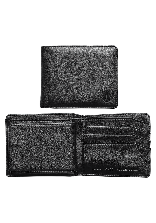 Pass Vegan Leather Coin Wallet - Black