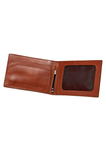 Rico Slim Card Wallet - Saddle View 2