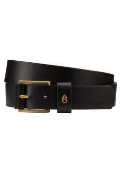 Americana Vegan Belt - Black / Gold