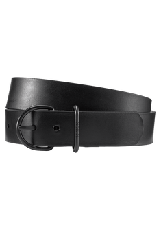 Steele Leather Belt - Black