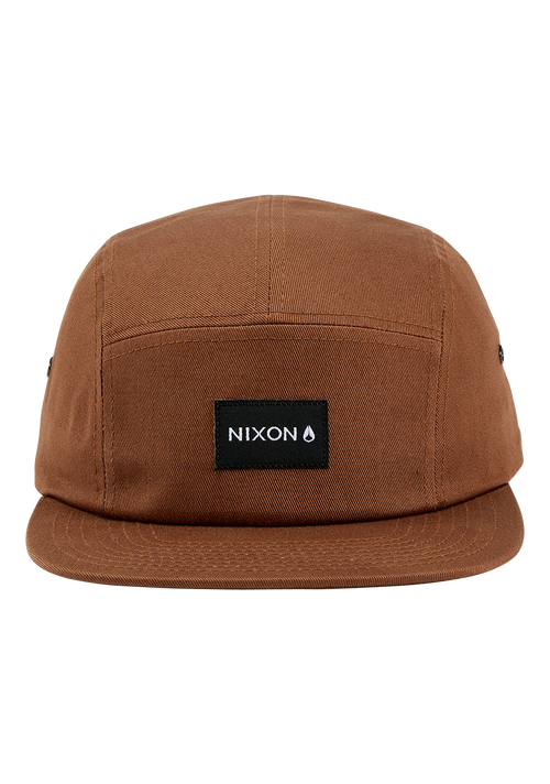 Mikey 5 Panel Hat - Brown