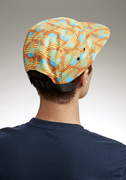 Mikey 5 Panel Hat - Sunrise / Multi View 6