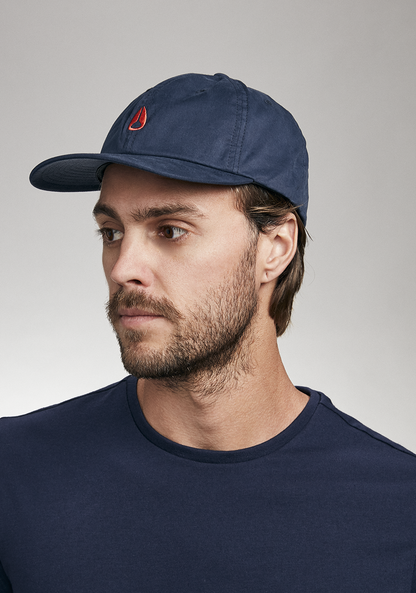 Agent Strapback Hat - Navy / Red View 5