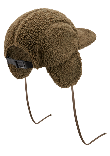 Babs Earflap Cap - Olive View 2