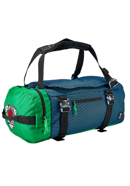 Grateful Dead Escape Duffel 45L - Black / Blue / Green