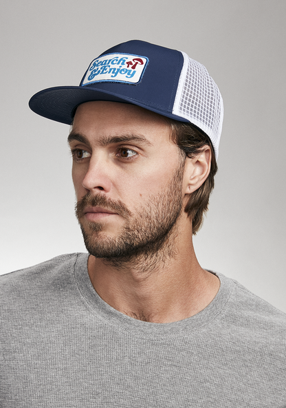 Searchin Trucker - Navy / White View 5