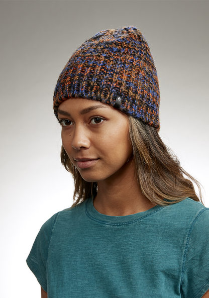 Owens Beanie - Black / Blue Multi View 5