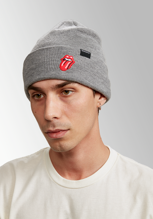 Rolling Stones Beanie - Heather Gray