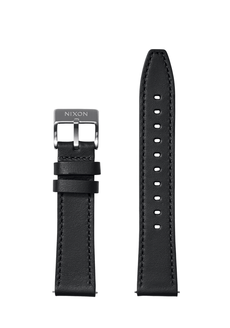 20mm Horween Leather Band - Black