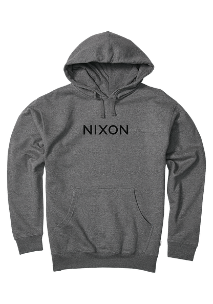 Wordmark Hoodie - Dark Heather Gray View 1