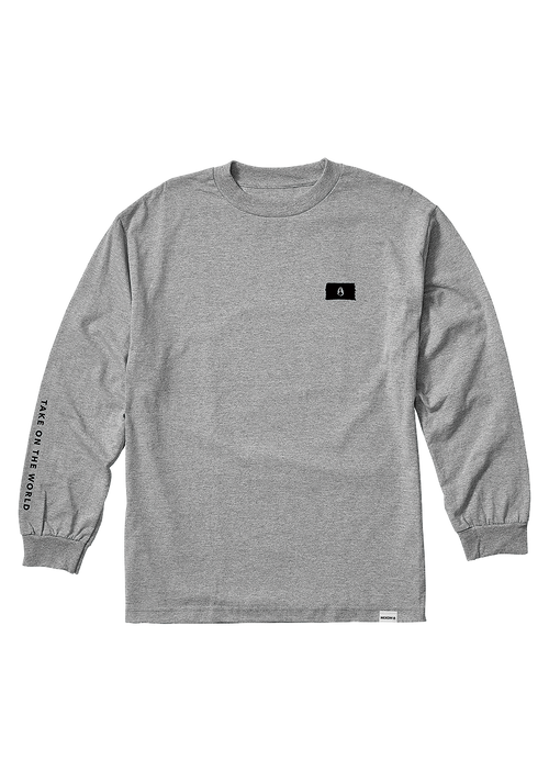 Conquer Long Sleeve T-Shirt - Heather Gray